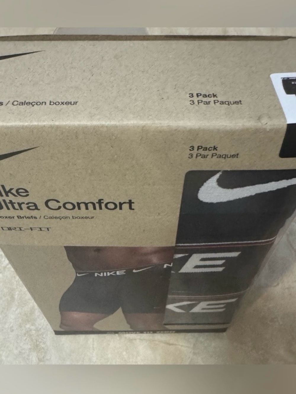 Nike Men's 3-Pk. Dri-FIT Ultra Comfort Boxer Briefs - Picture 9 of 9